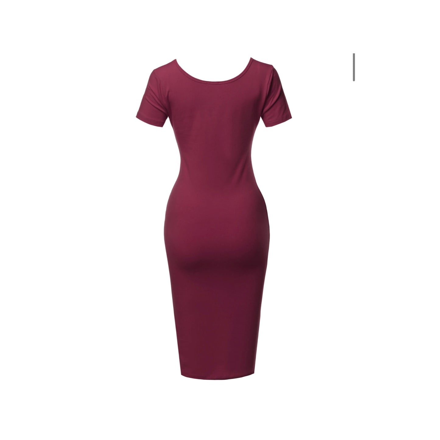 Chic On the Go Midi (Burgundy)