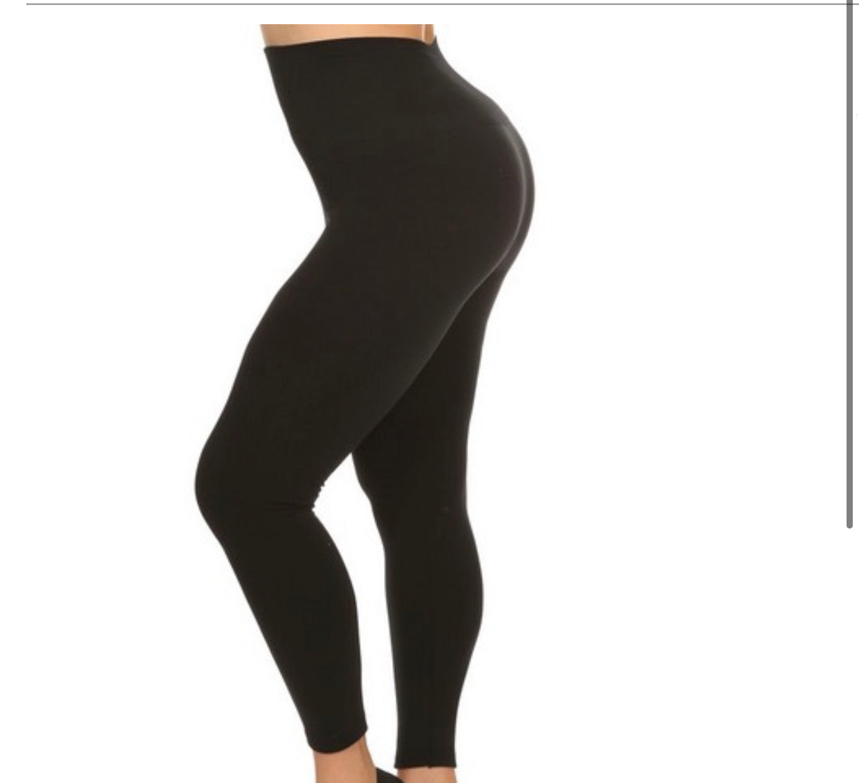 High Waisted Seamless Fleece Tights with Tummy Control