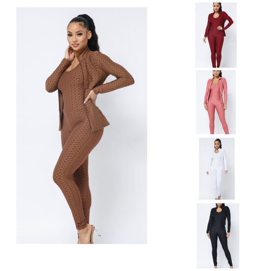 2 pc Flex Onesie with jacket set 40% off