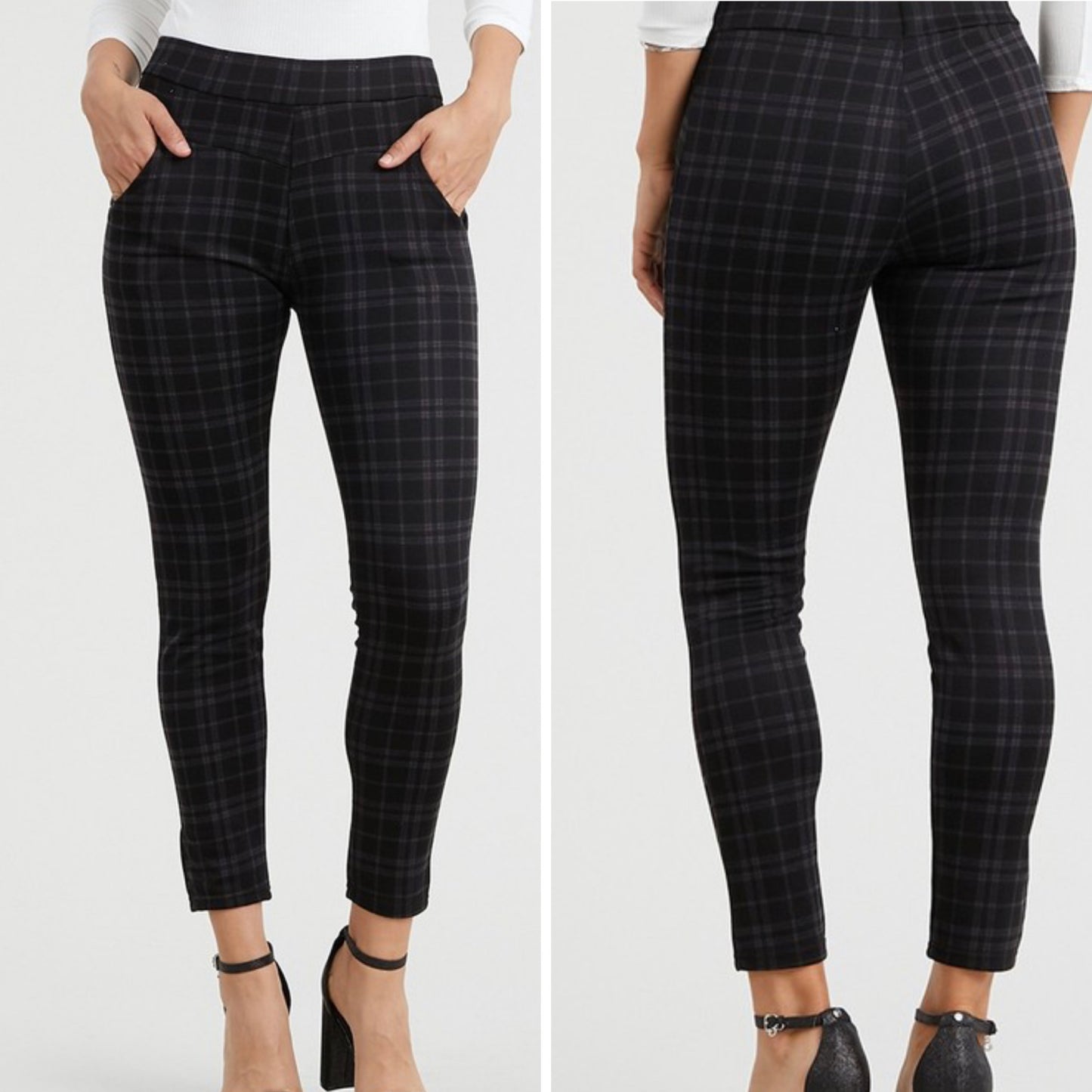 Check Plaid “Pull Over” Slacks