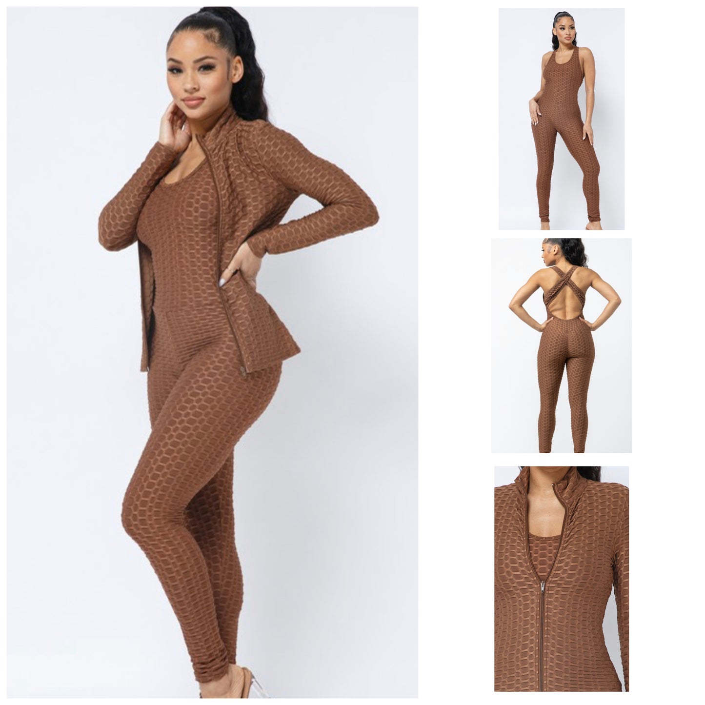 2 pc Flex Onesie with jacket set 40% off