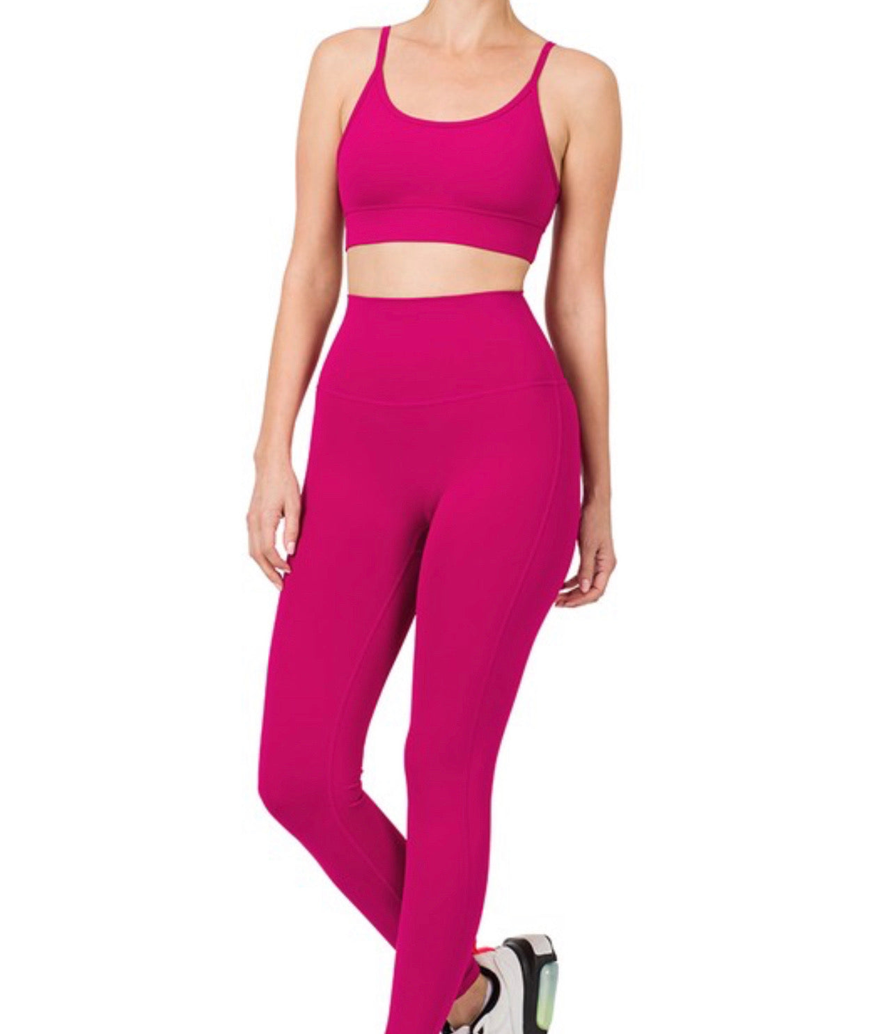 ATHLETIC CAMI BRA & LEGGINGS SET