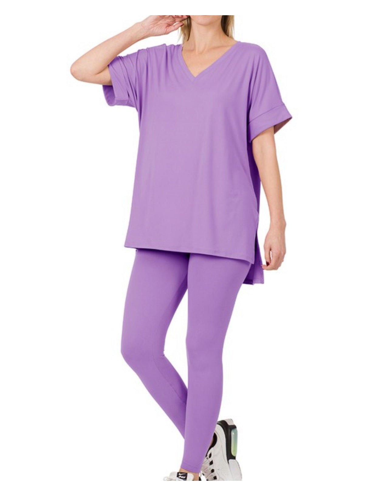 Butter Soft V-Neck 2pc pants set