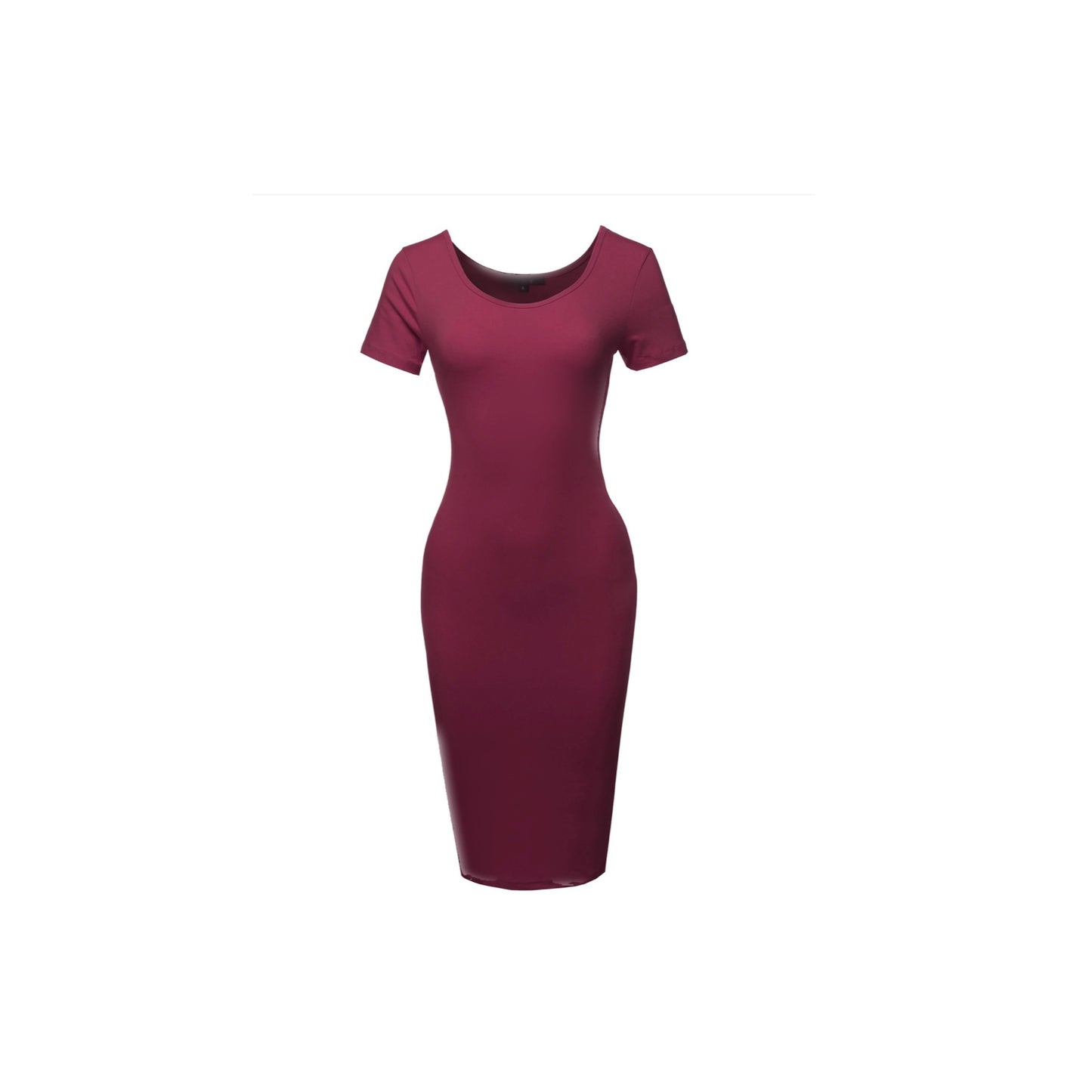 Chic On the Go Midi (Burgundy)