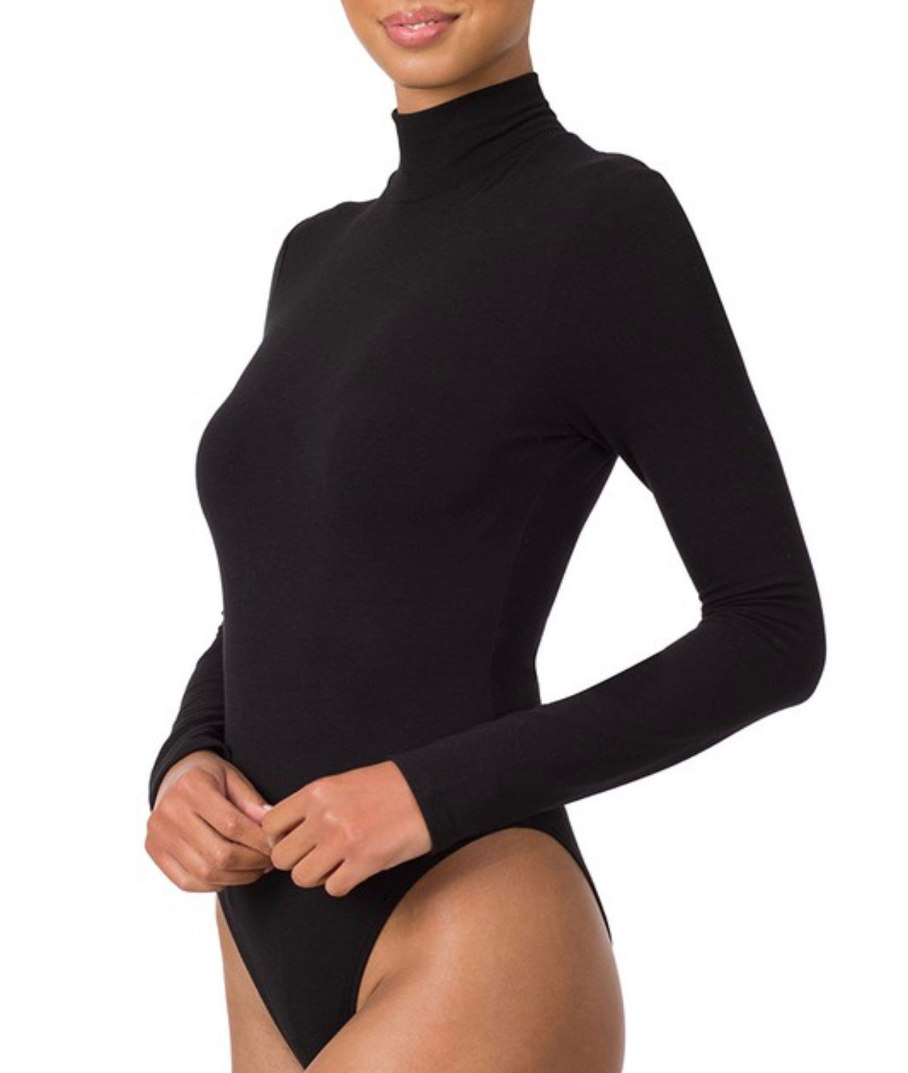 Mock neck Long sleeve Bodysuit