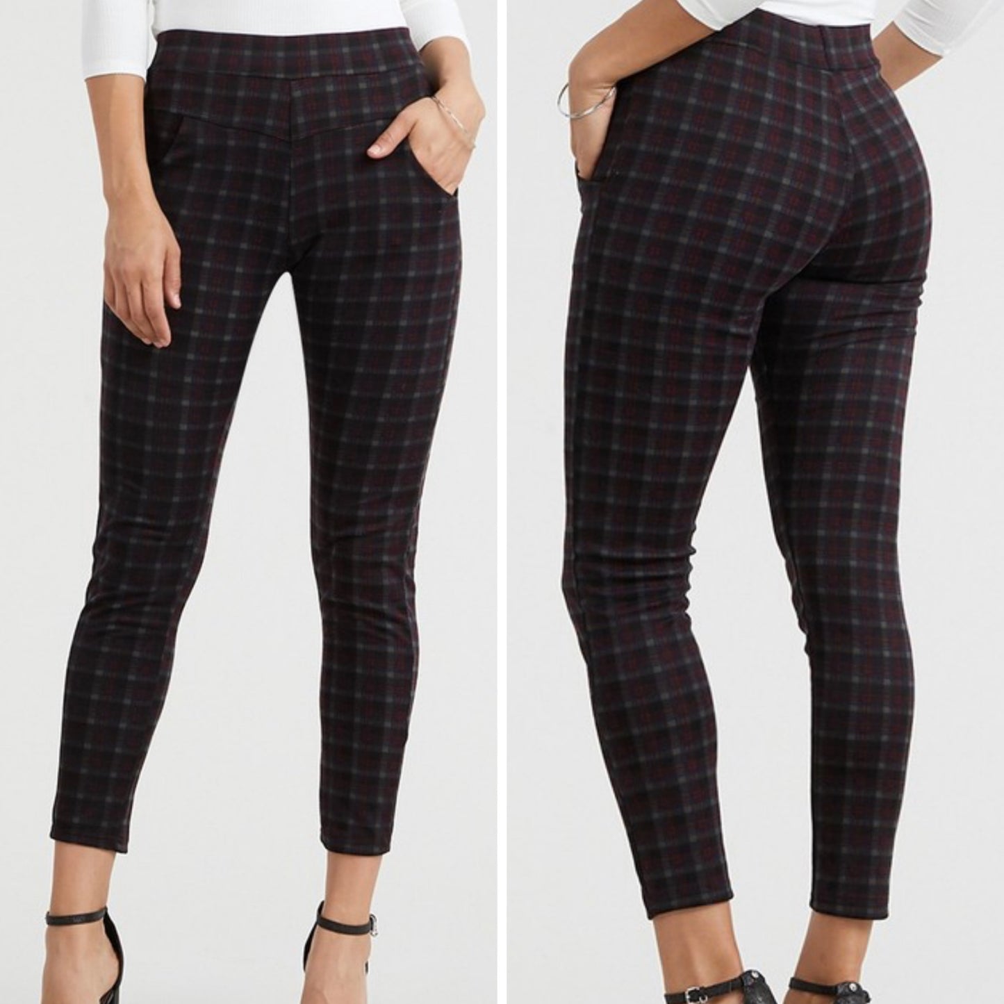 Check Plaid “Pull Over” Slacks