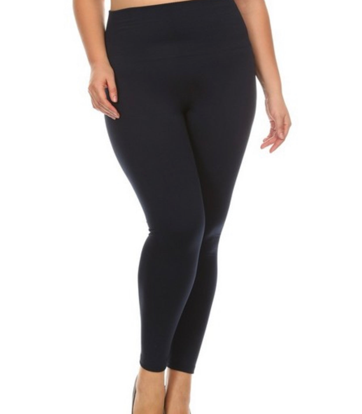 High Waisted Seamless Fleece Tights with Tummy Control