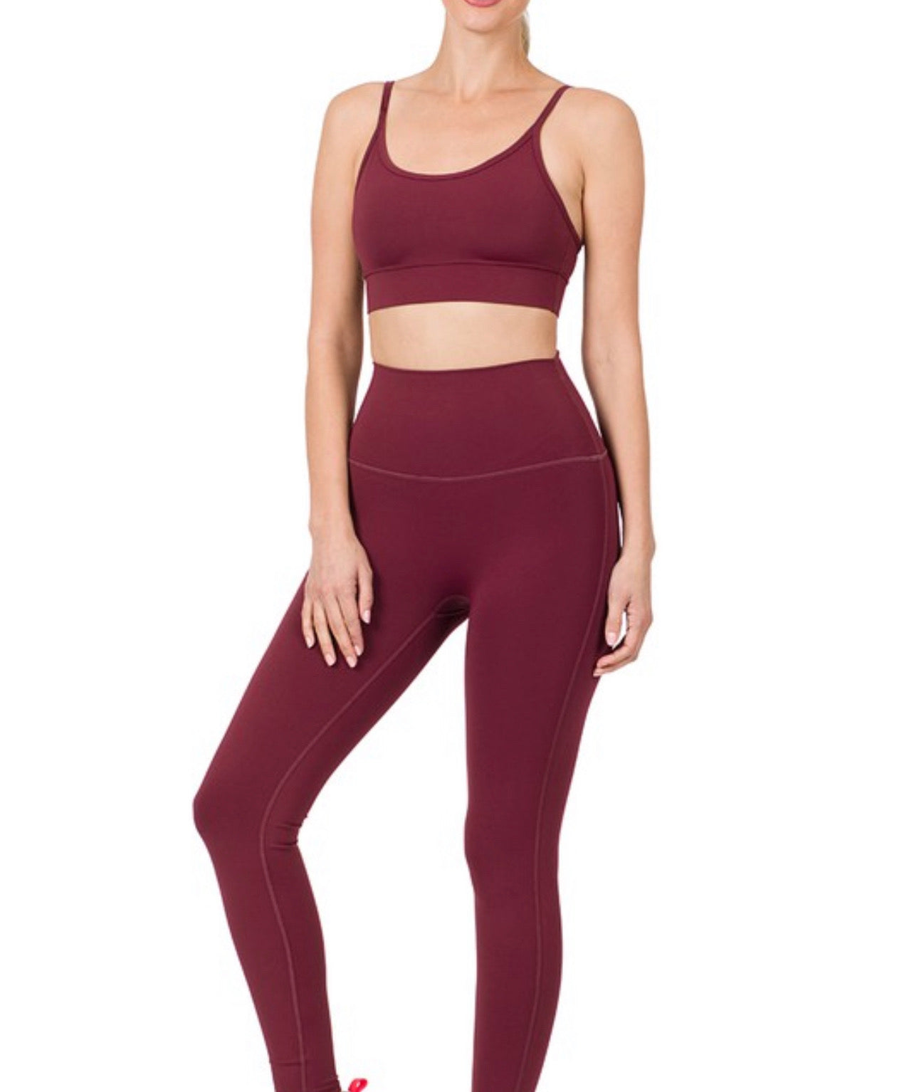 ATHLETIC CAMI BRA & LEGGINGS SET